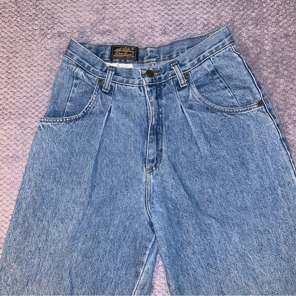 VINTAGE Eddie Bauer jeans super high rise 27”